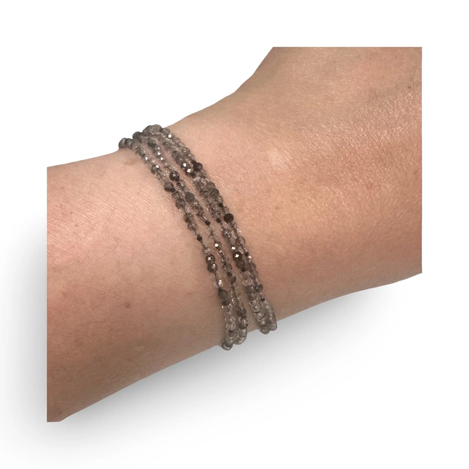 Tourmaline Quartz Wrap Bracelet/Necklace