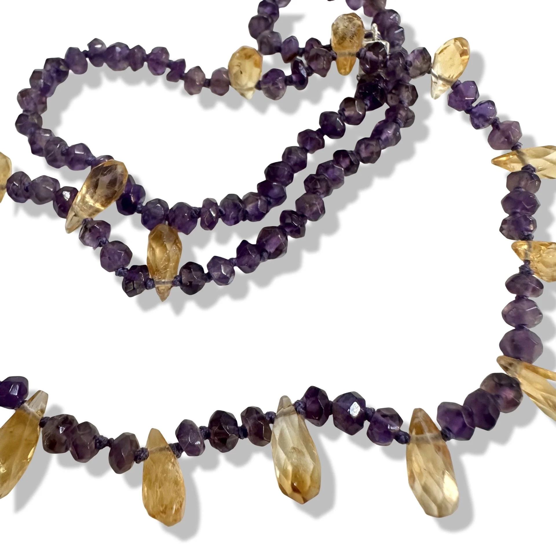 Amethyst & Citrine Necklace