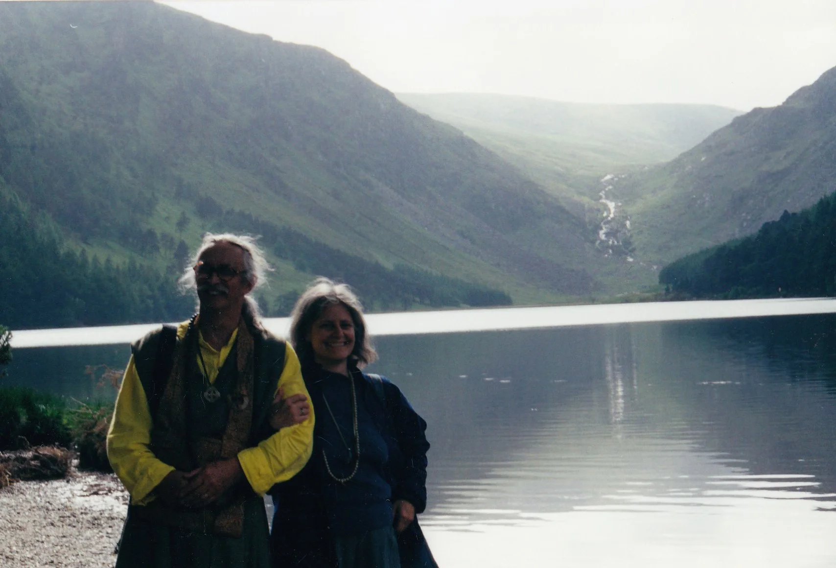 Seonaidh and Peg at Glendolough-2001
