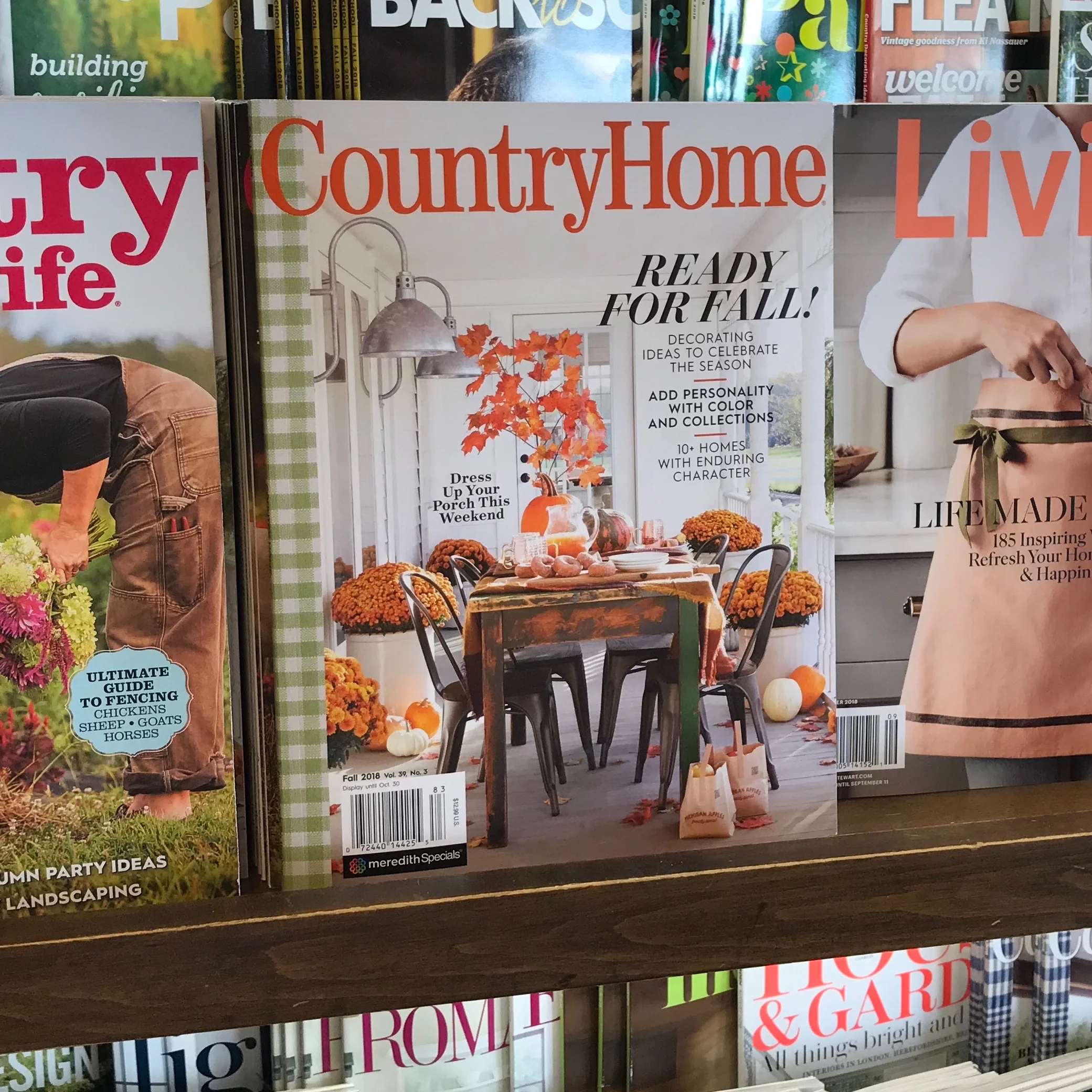 From the Pages of...Country Home, Fall 2018