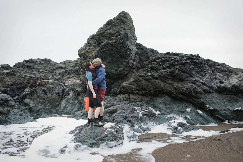 Engagement session of Myrrh Sagy and David McEwan in the Marin Headlands, Calif., Friday, Feb. 19, 2016. Photos by Alison Yin/Alison Yin Photography