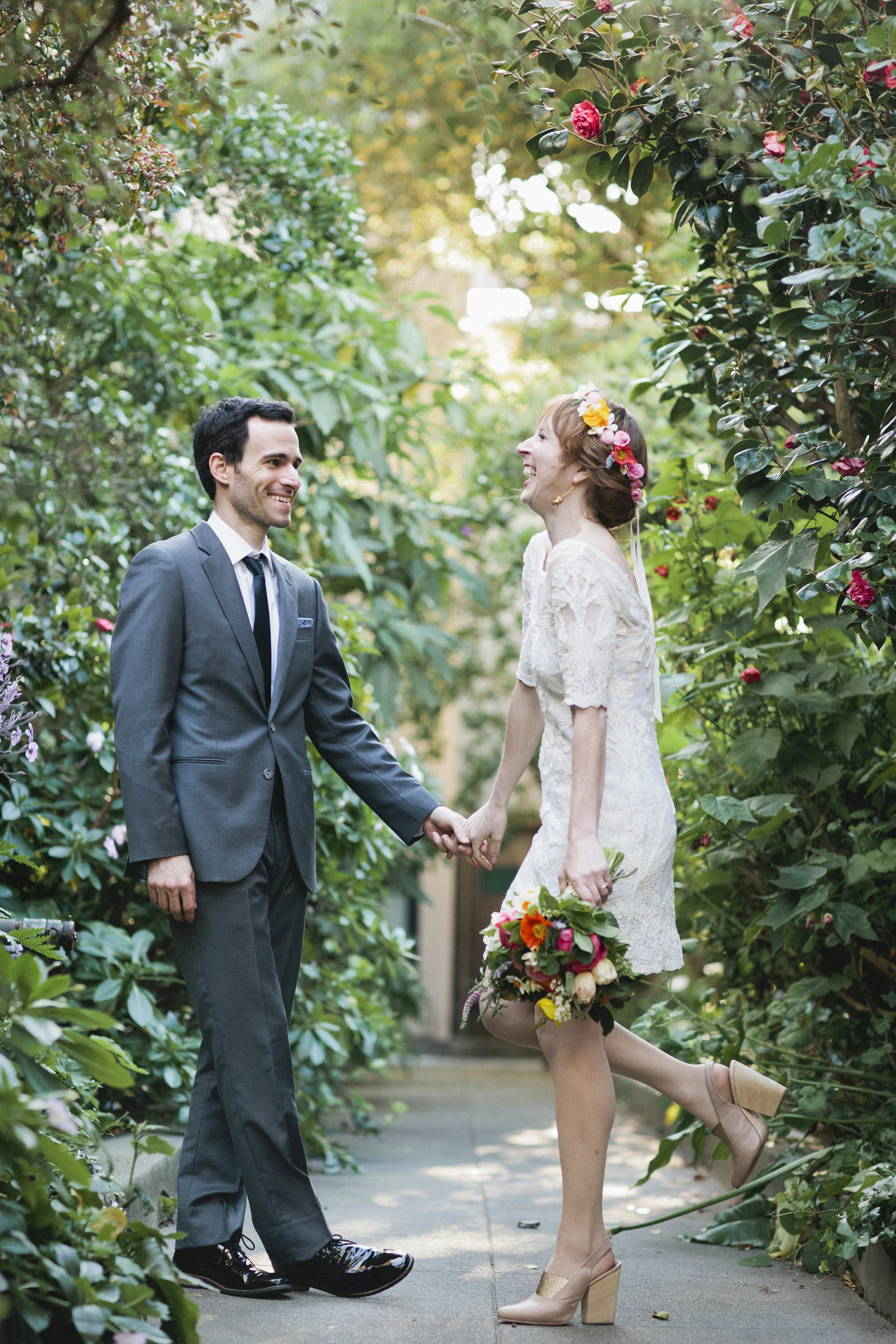 San Francisco garden wedding