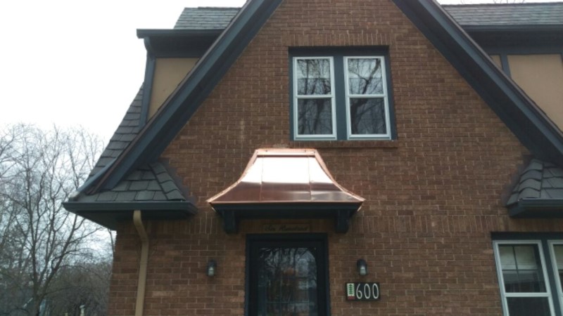 Copper Awning