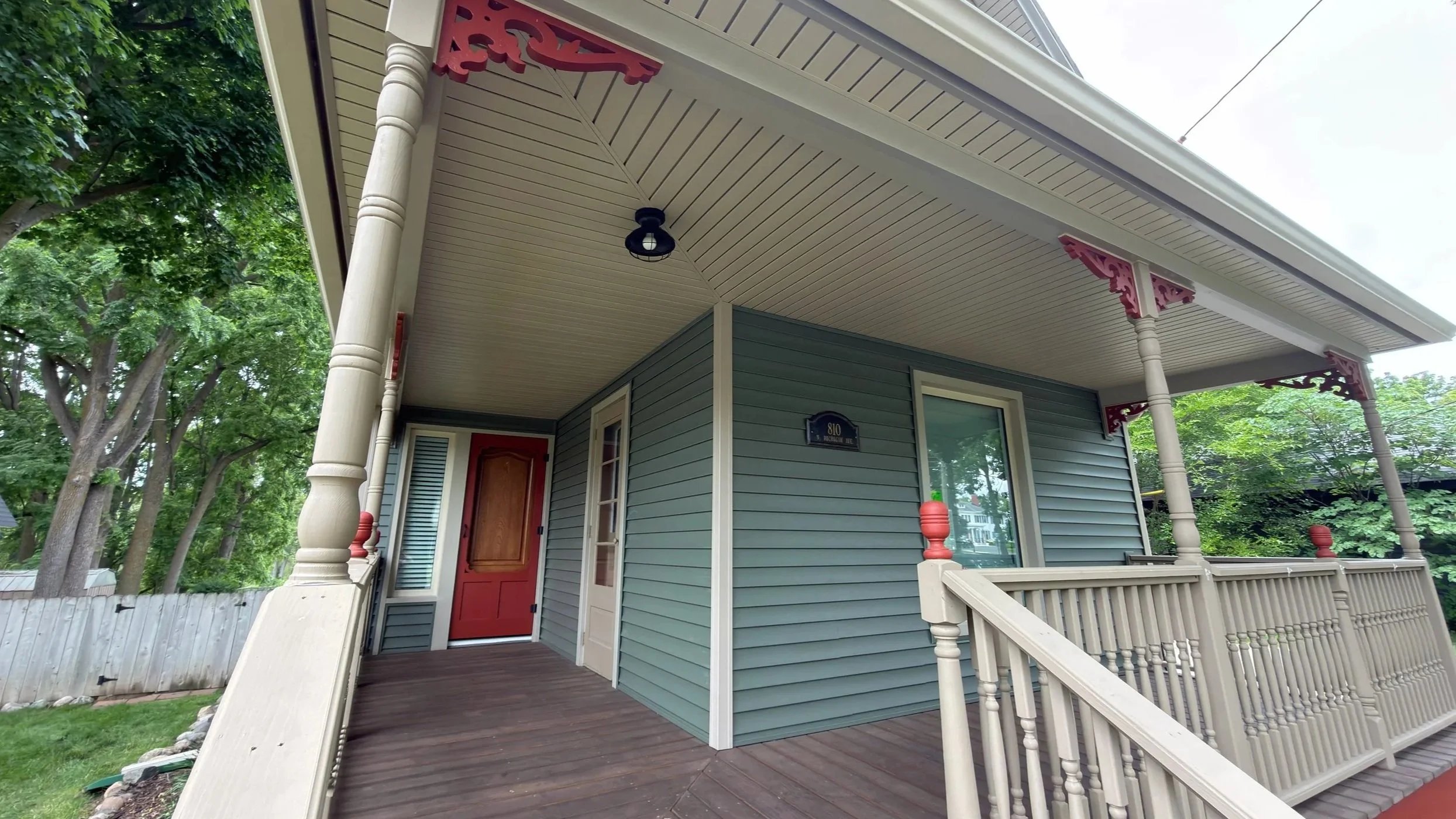 Trim and Siding Project in Downtown Brighton, Michigan