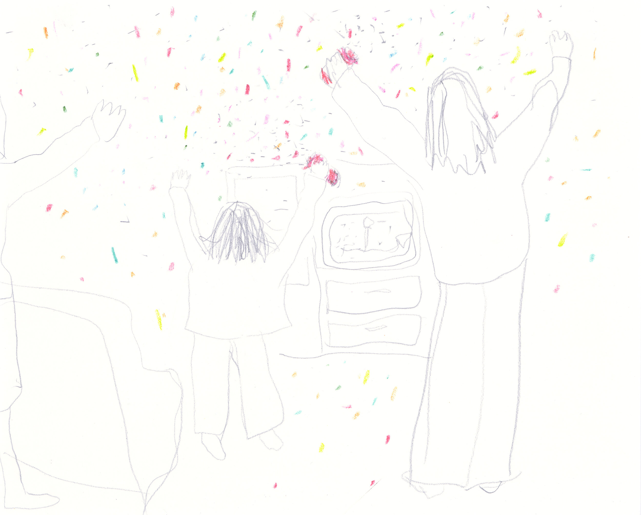 Left Hand Drawing (Confetti Tradition)