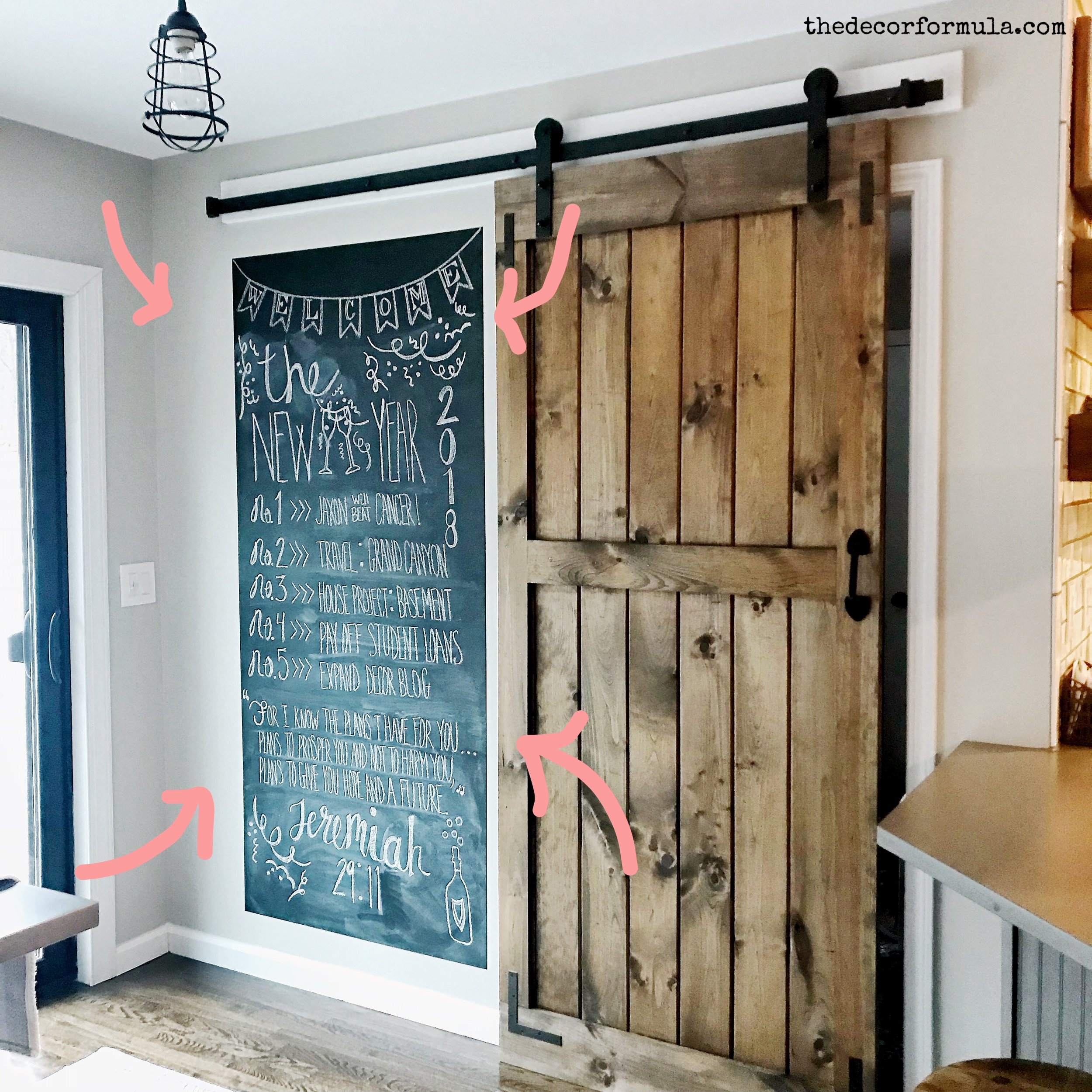 Chalkboard Walls How To Create A Chalkboard Magnetic Wall The Decor Formula