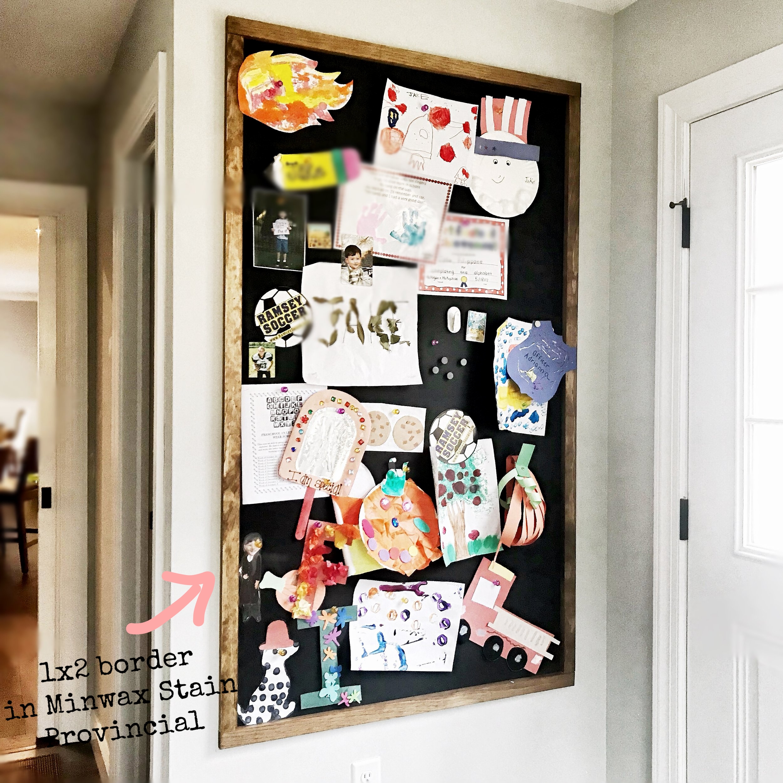 Chalkboard Walls: How to Create a Chalkboard/Magnetic Wall — The Decor  Formula