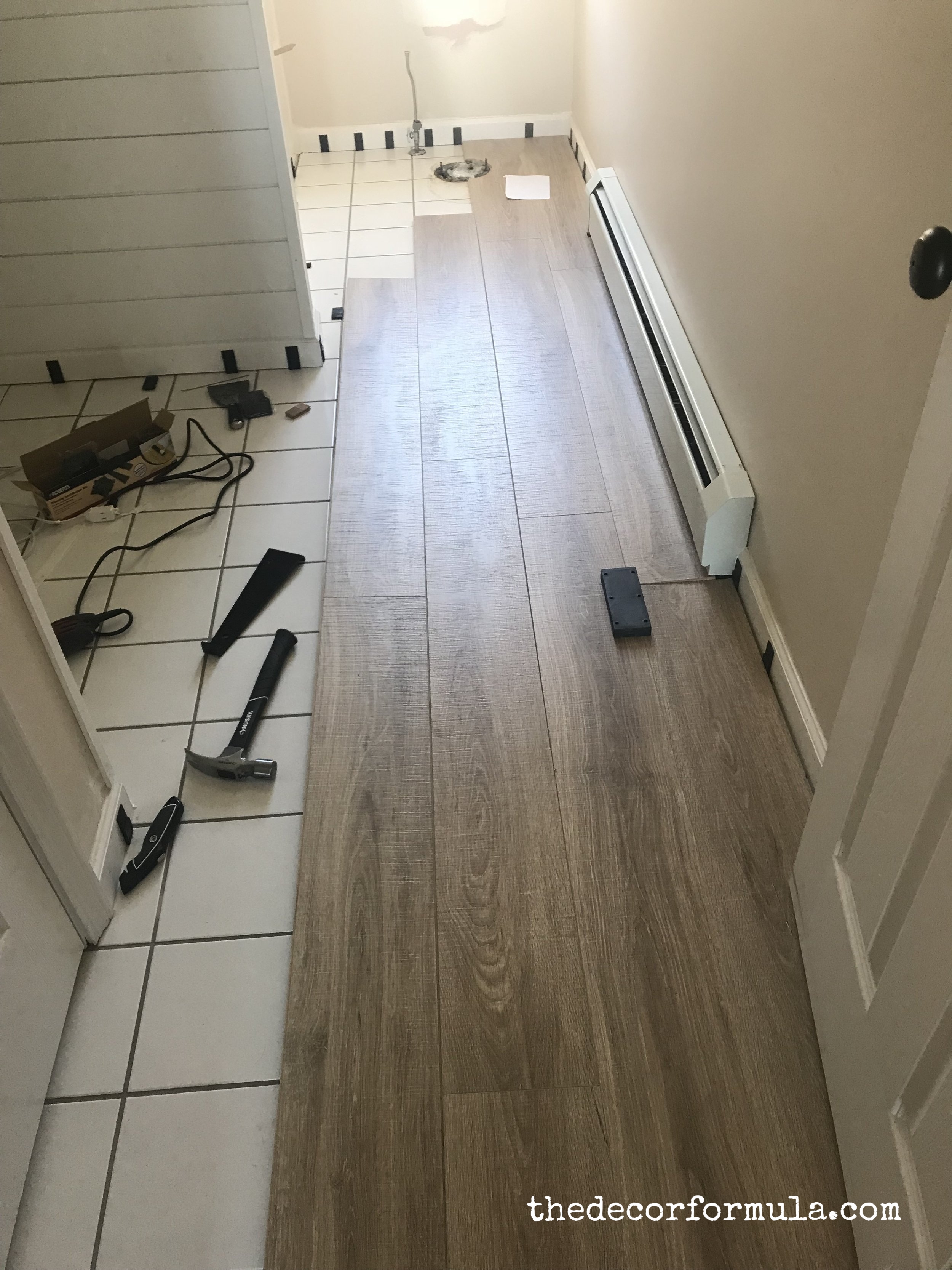 Ideas For Covering Up Tile Floors, Can You Lay Laminate Flooring On Tiles