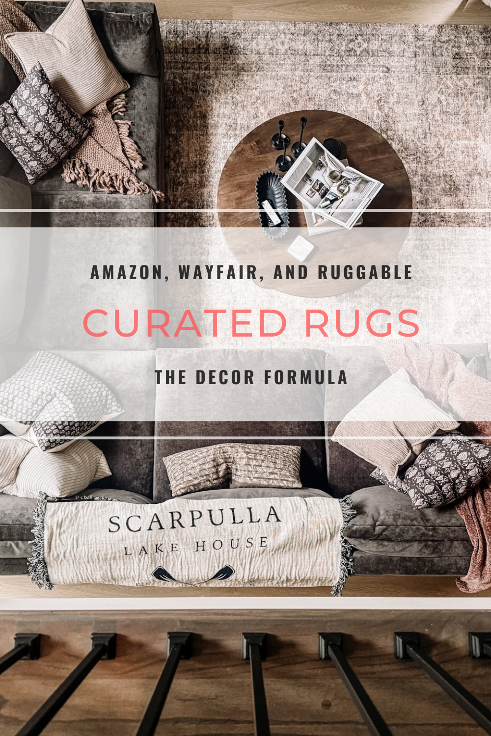 Curated Rugs from our Lake Home