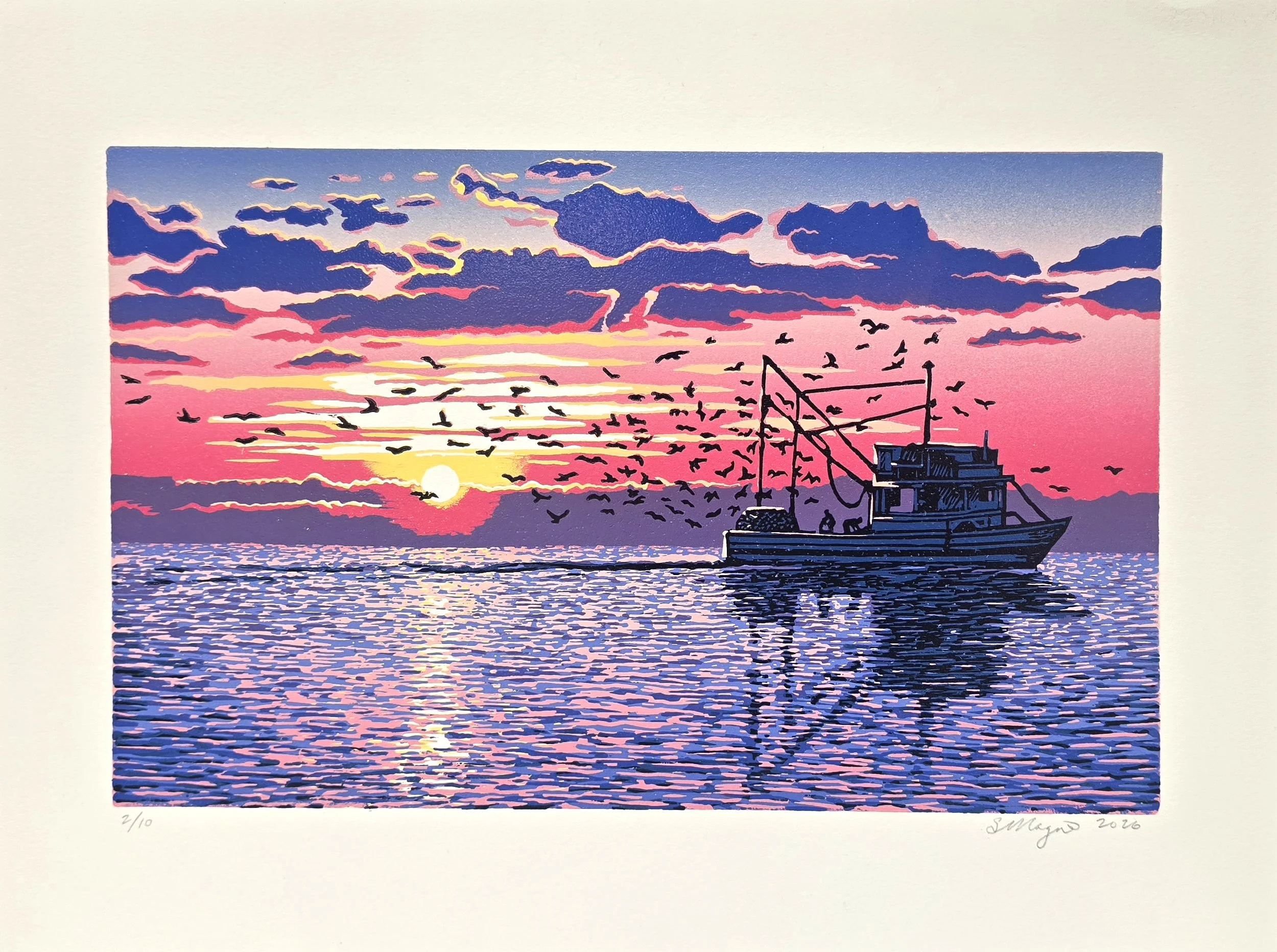 Morning Catch_Linoleum Reduction_15x11_2026.jpg