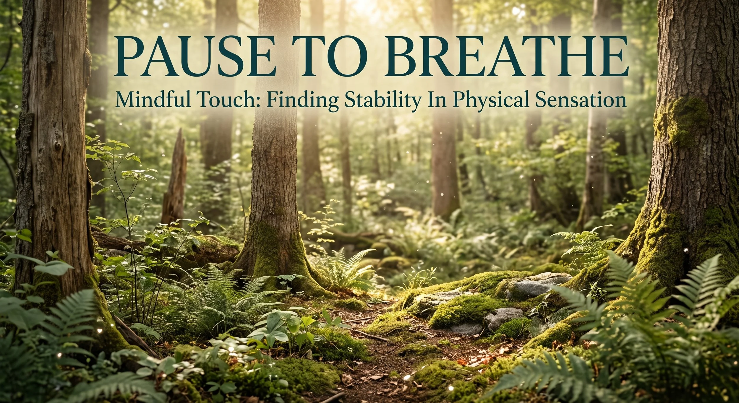 Mindful Touch: Finding Stability in Physical Sensation

14-Minute Guided Meditation by Aleksandra Horwood (Pause to Breathe Series)

Direct your mind away from anxious thoughts and back into the safety of your body. This 14-minute guided session show