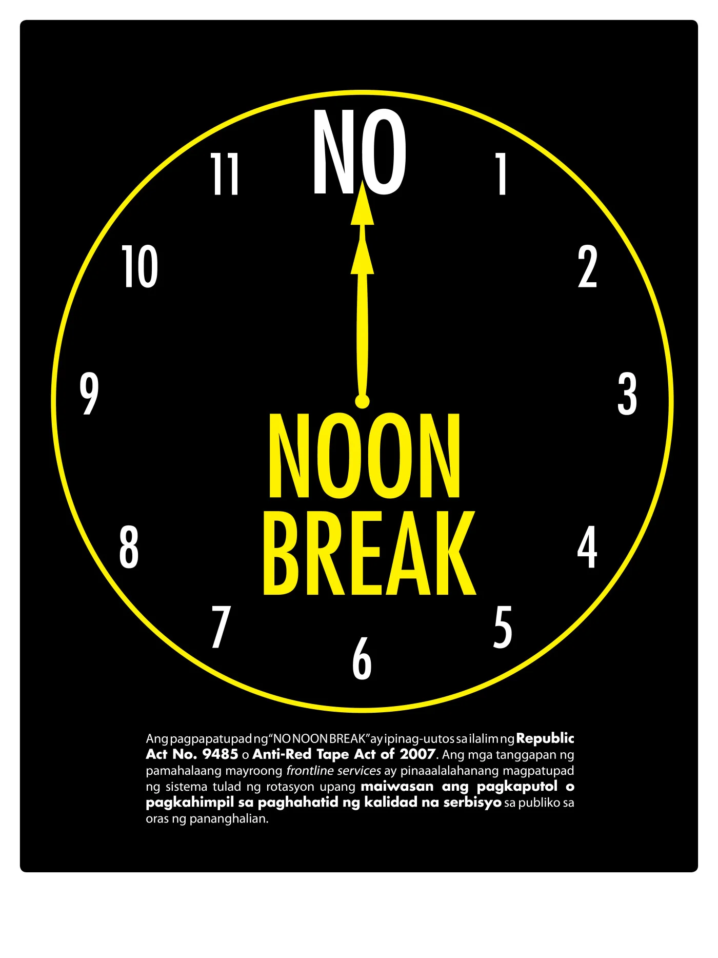 Philippine Civil Service No Noon Break, No Fixer — JedAngelo Q. Segovia
