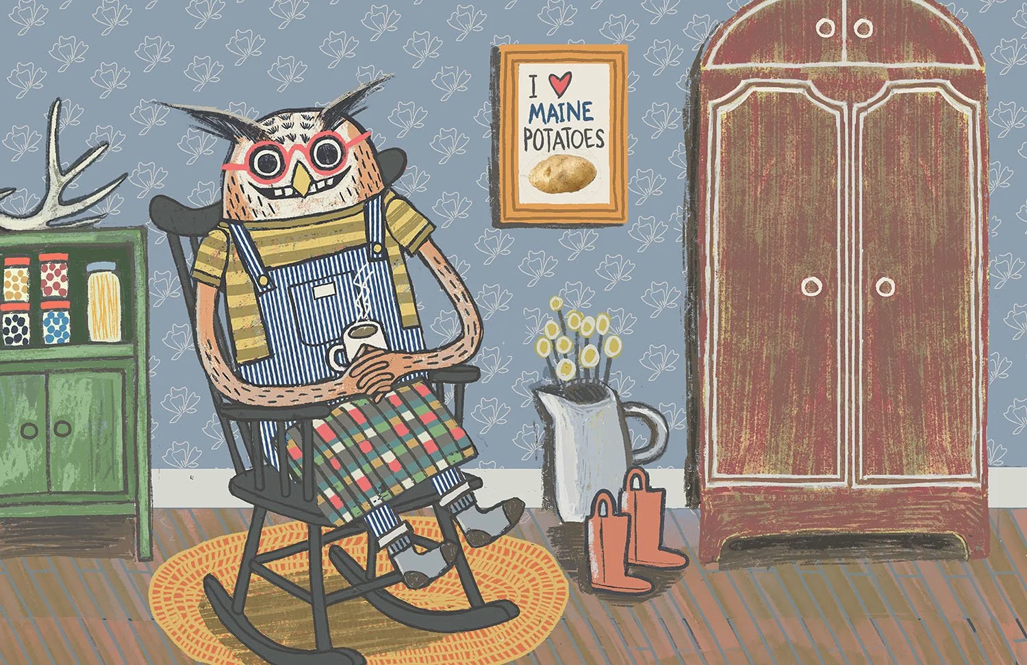 Owl At Home 11x17