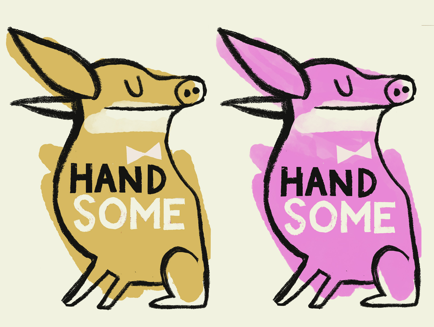 Handsome Pigs