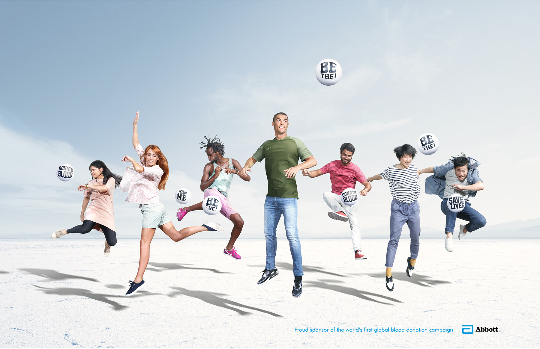 Be the 1 blood donation campaign poster