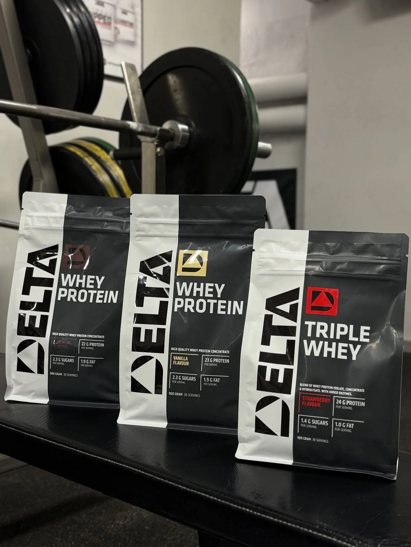 Delta Nutrition &auml;r tillbaka - nu med ny design och optimerad formula! 🤩 
V&auml;lkommen in och hitta dina favoriter! ✨
🛍️ Finns &auml;ven att k&ouml;pa p&aring; @gymgrossisten 

#deltagym #deltanutrition #new #supplements #kosttillskott #nyhet