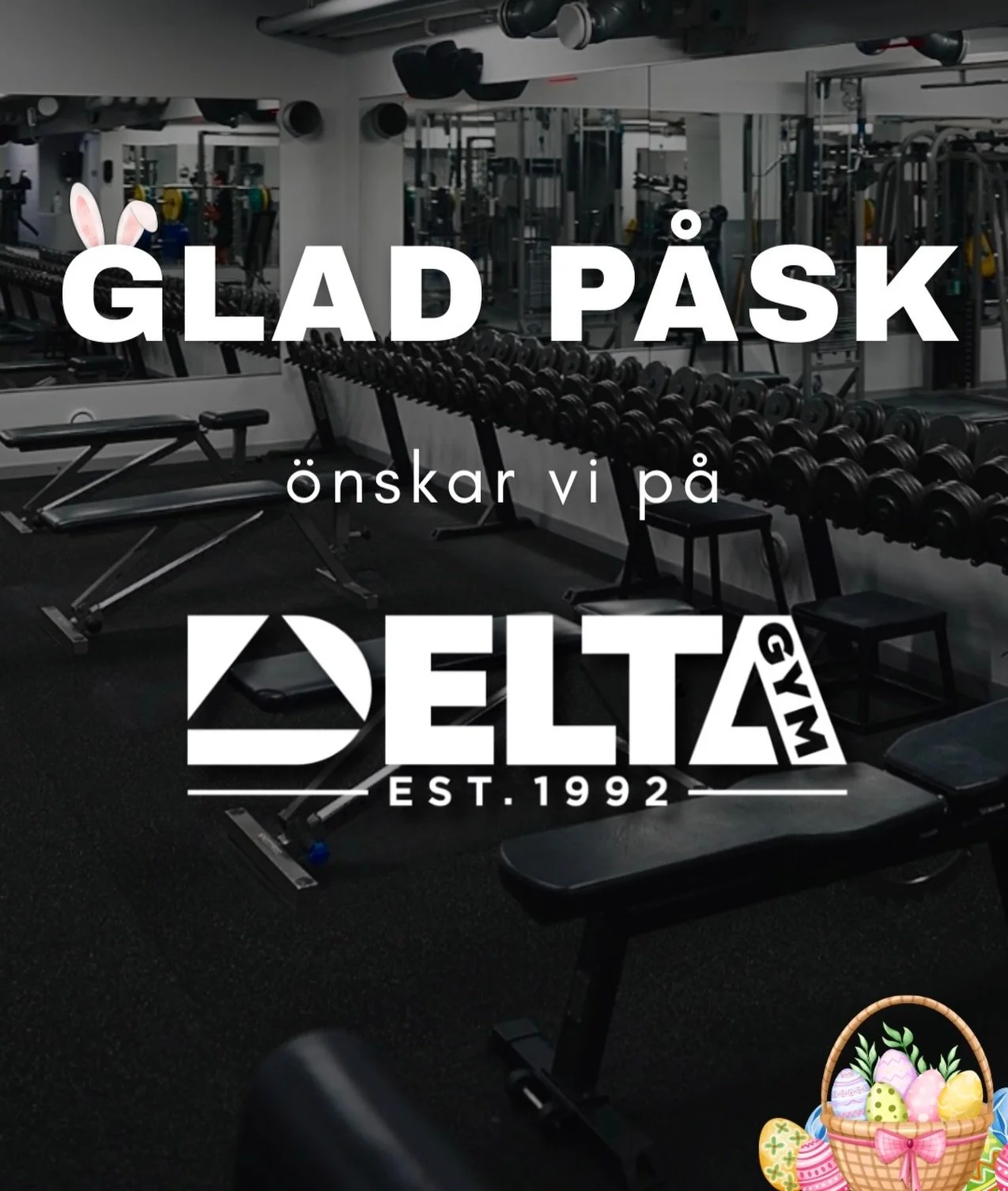 Glad p&aring;sk medlemmar! 🐣🌷

#deltagym #tr&auml;ningsgl&auml;dje #gladp&aring;sk #easter #gym