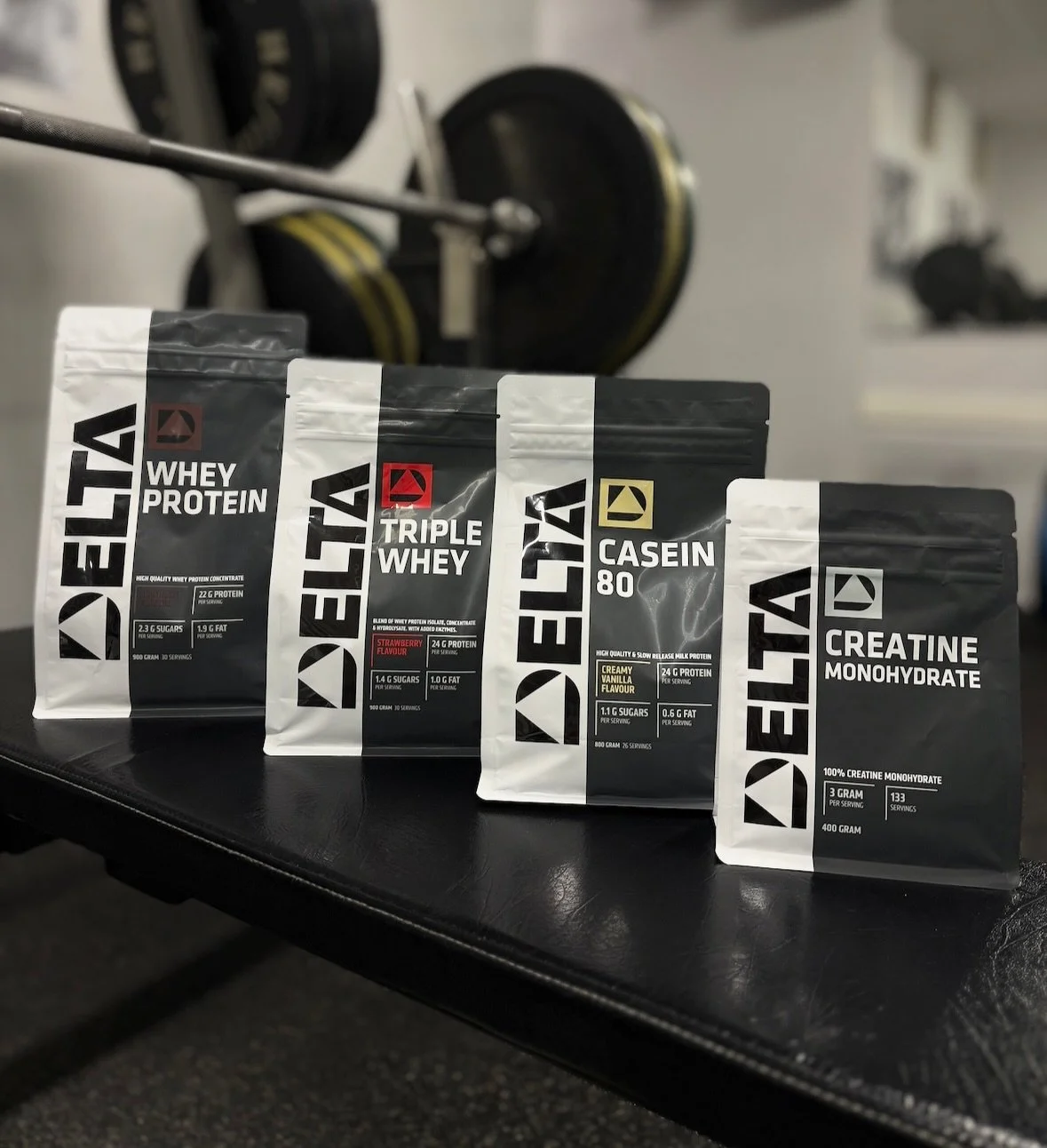 V&auml;lkommen in och ta del av Delta Nutritions sortiment! 🤩 Du som medlem har 𝟭𝟱% 𝗿𝗮𝗯𝗮𝘁𝘁. 

#deltagym #deltanutrition #supplements #gym #sweden