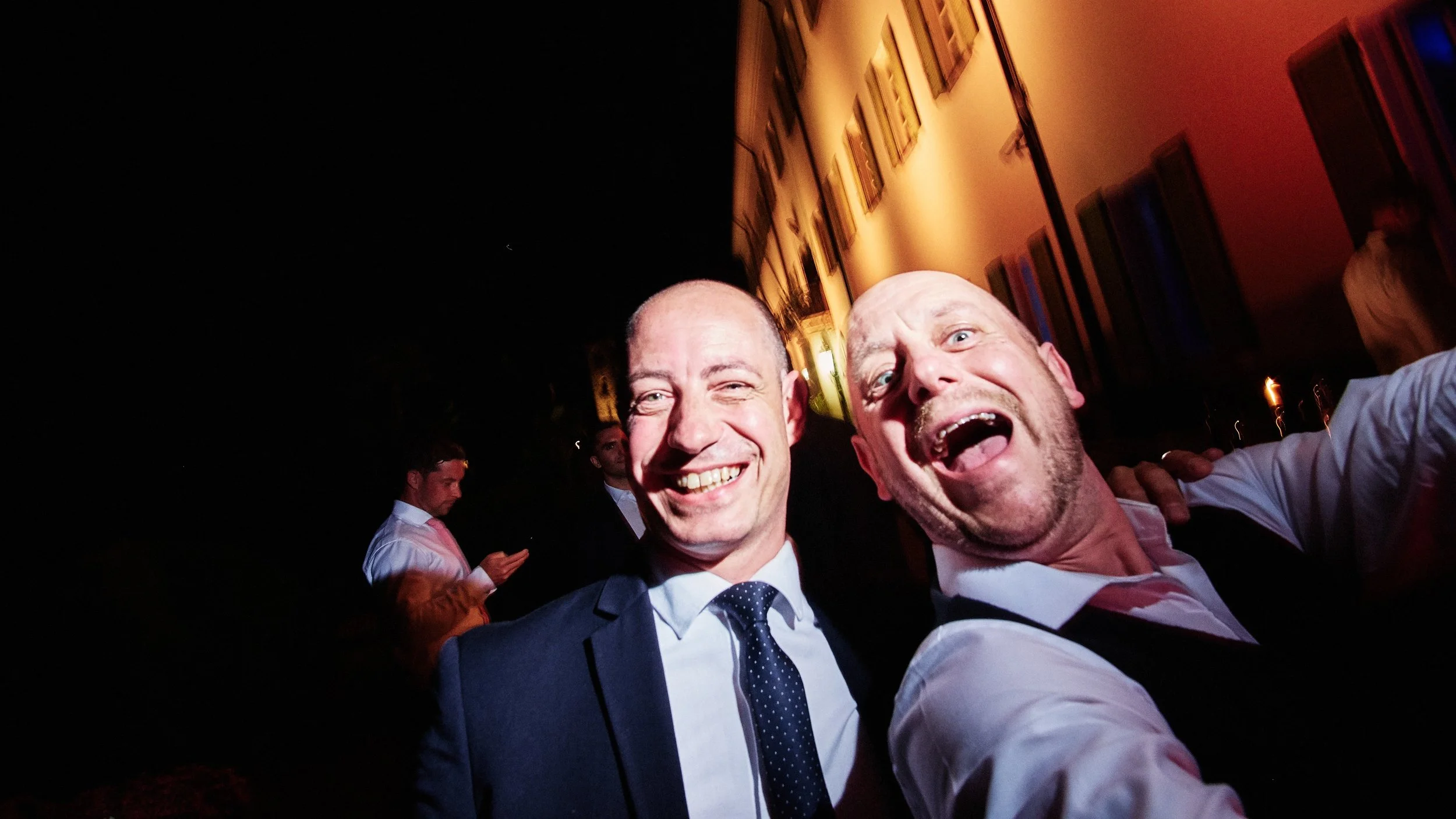 Yeah that's me. Cheeky selfie with villa owner, destination wedding 