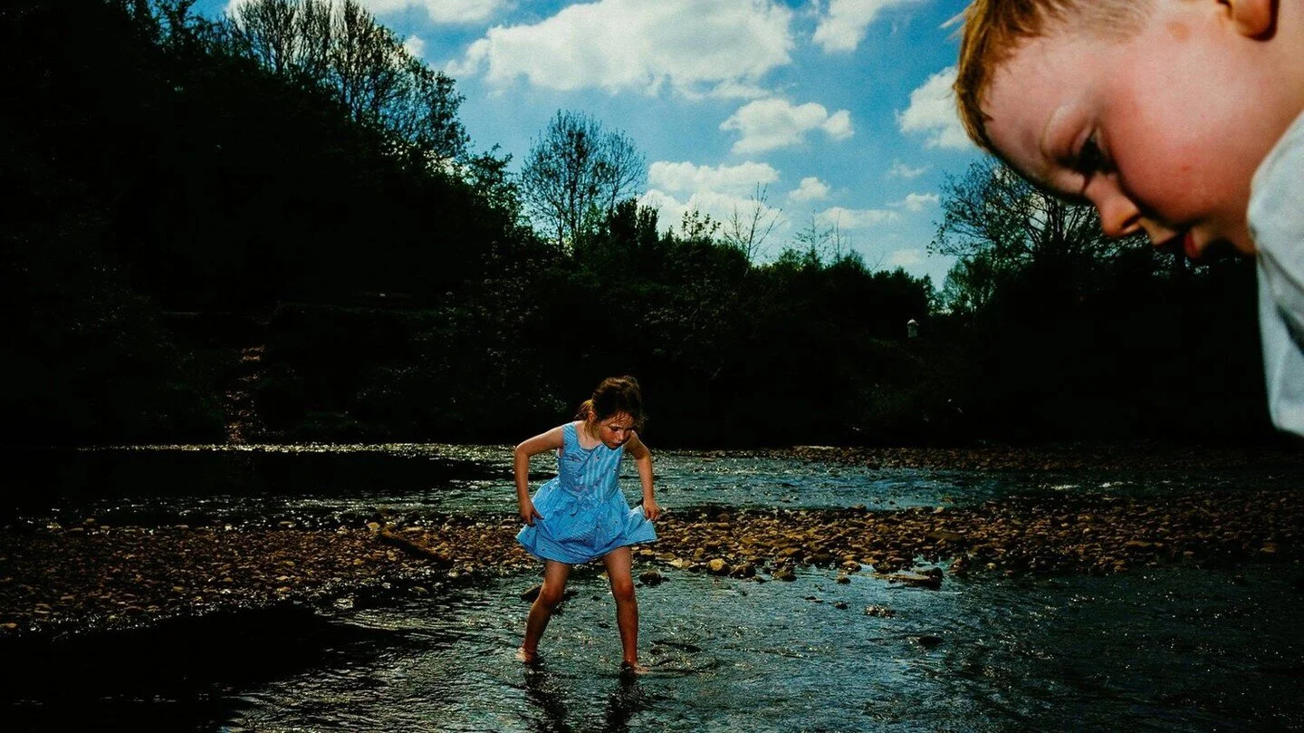 Kids in a stream #reallifememories #documentaryphotographer