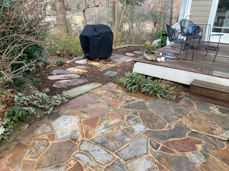 Flagstone Patio and Grill Pad