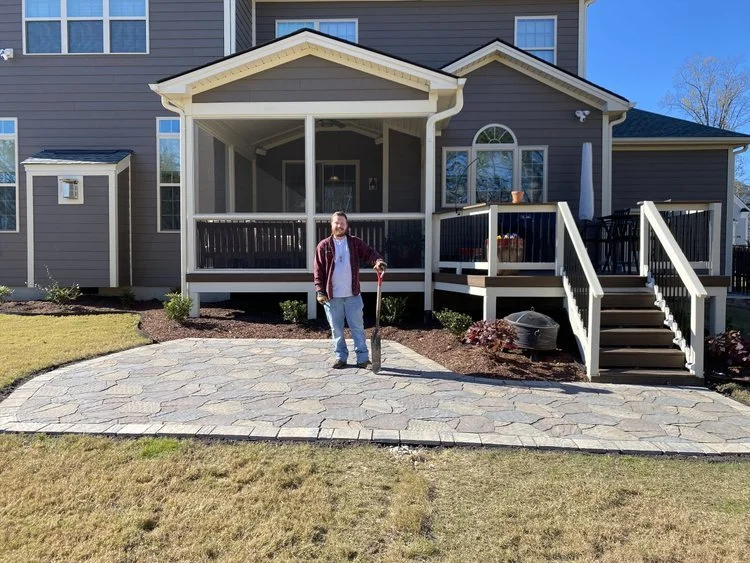 Backyard patio for entertaining