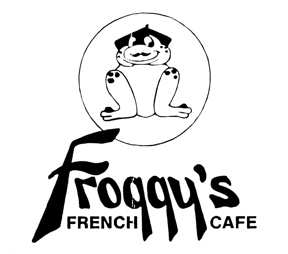 Froggys Black Logo.png