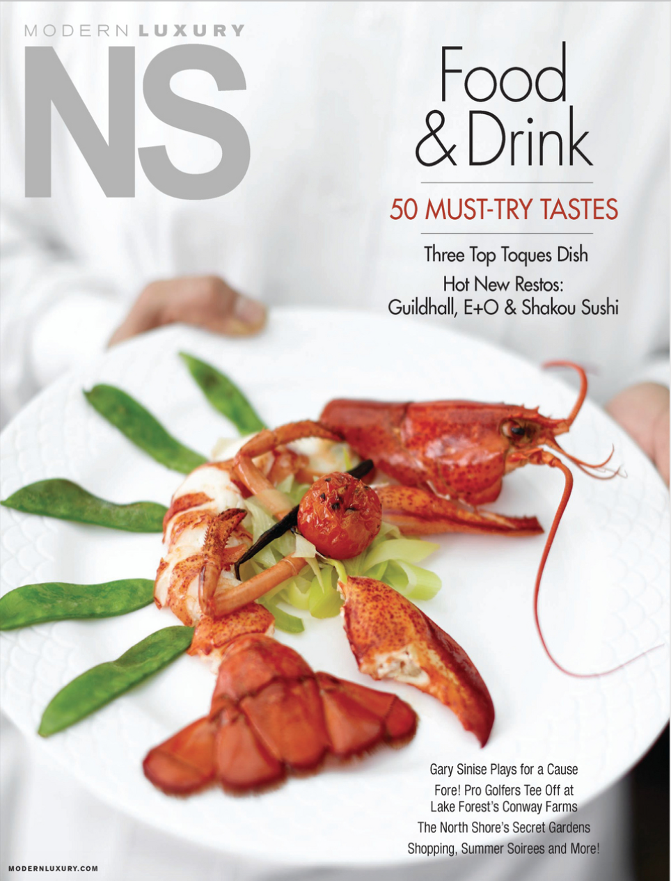 Froggy's Signature Lobster in Vanilla Sauce on the cover of NS Magazine