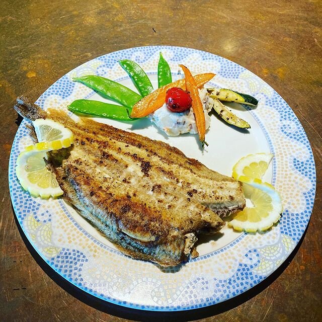 Saut&eacute;s Dover Sole almondine ...$32,00 #doversole #freshseafood #seafood #bistro