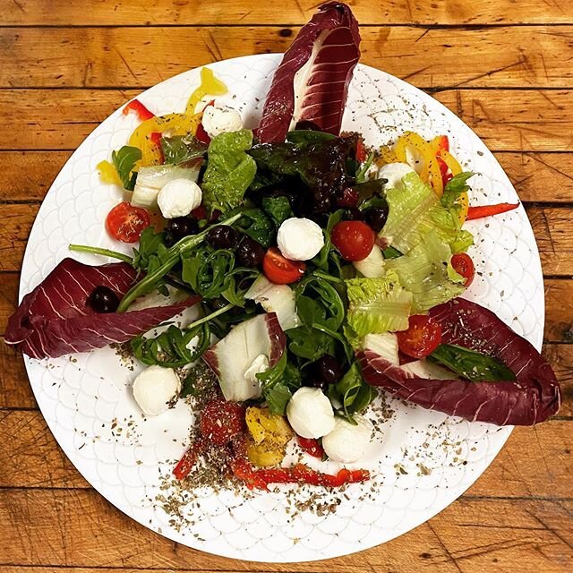 Mediterranean salad with balsamic vinaigrette $17,00 #salad #vegetarianfood #vegetarian #freshfood