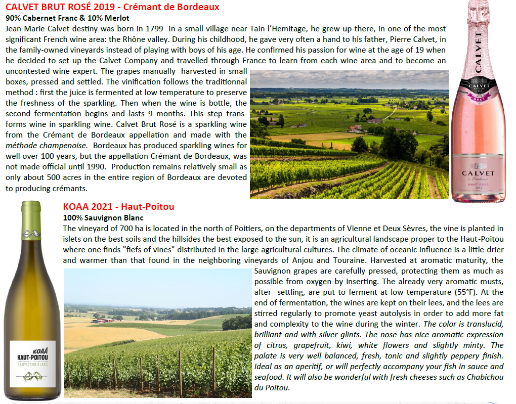 Calendar of Events — Froggy's French Café