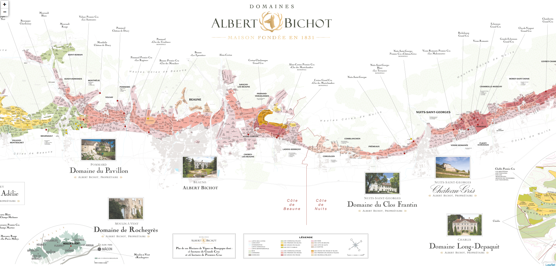 Domaines Albert Bichot from Burgundy Wine Dinner