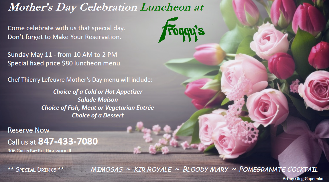 Mother’s Day Celebration Luncheon - May 11