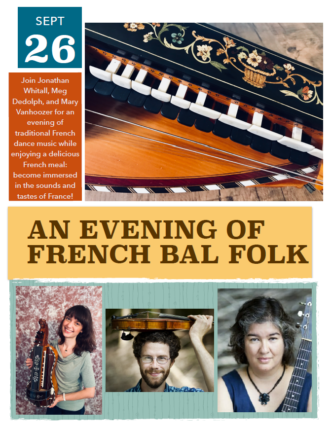 French Bal Folk Music Dinner Concert - Vanhoozer &amp; The Cosmic Otters 