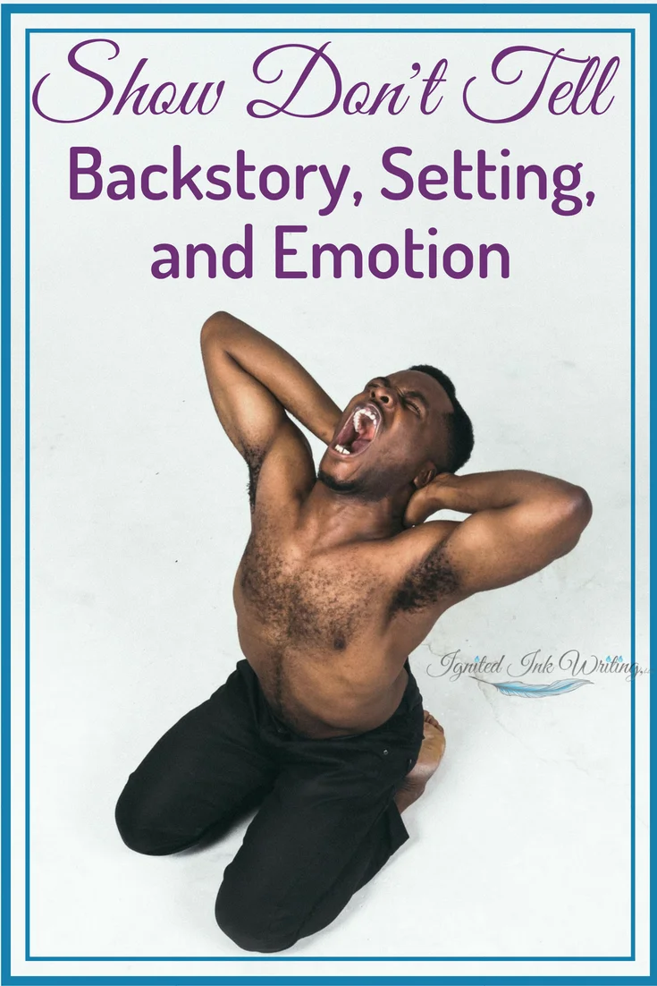 Any writer who’s had taken a writing course or been a part of a critique group has probably heard the phrase “show don’t tell.” You may have even said it yourself. Why should you show? Showing — especially in instances like backstory, setting, and emotion where telling is easy — will advance your plot and deepen your characters. To improve your writing skills, check out 13 writing craft books every writer should explore: https://www.ignitedinkwriting.com/13-writing-craft-books-list