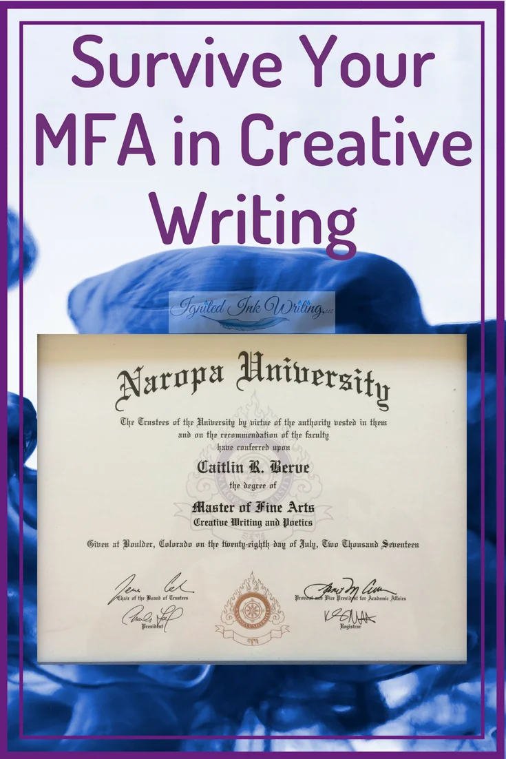 If you’ve decided to earn a MFA in Creative Writing or are on the fence, you need to know what it’s like inside the program. You will study writing and have time to write, but you’ll also have to deal with genre favoritism, lack of professors, and other aspects out of your control. I survived my MFA. Here’s how you can too. For a list of books to supplement your writing education, go to https://www.ignitedinkwriting.com/13-writing-craft-books-list