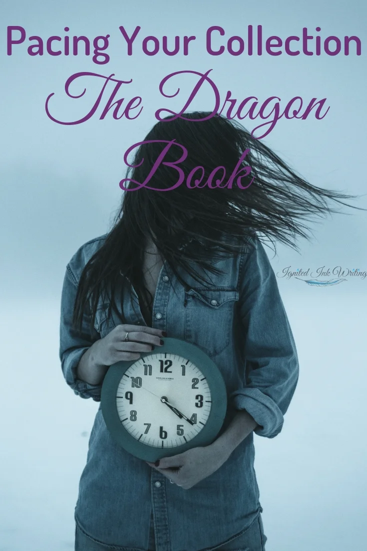 If you want to make your story standout from others in your genre, you need to make the tropes and stereotypes your own. The authors of the short stories in The Dragon Book re-imagine the infamous creatures. The anthology also demonstrates how to pace and design a collection. For a timeline of your book, go to https://www.ignitedinkwriting.com/timeline-of-a-book