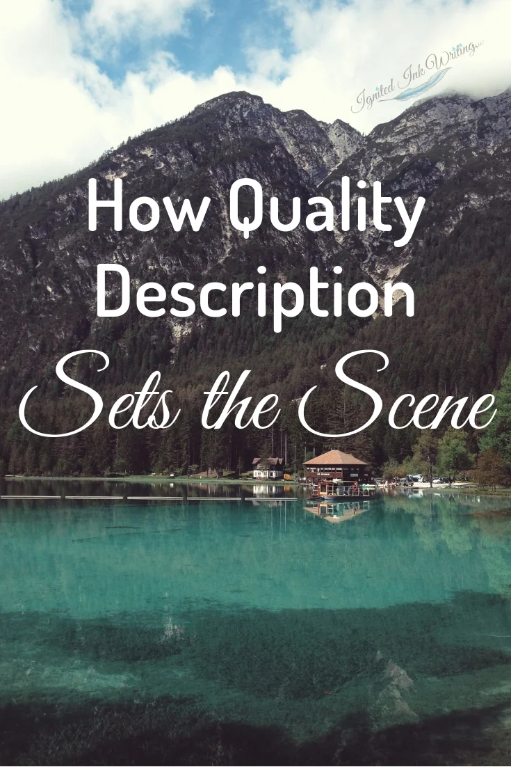 Description immerses your reader in your story. Quality description focuses on showing the details that impact your story and is key to your readers’ ability to experience and picture your setting, characters, and events. If you want your readers to feel something when they read your writing, you need to use quality description.