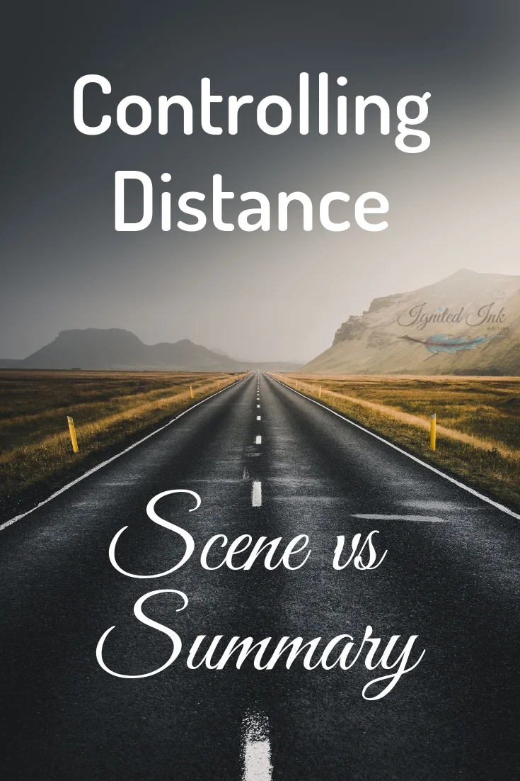 When a reader feels too distant from your piece, they are unable to connect with your characters, plot, and story. Without a connection, they might not finish your piece or recommend it to someone else. Luckily, distance is something you control through scenes, point of view, and tension.