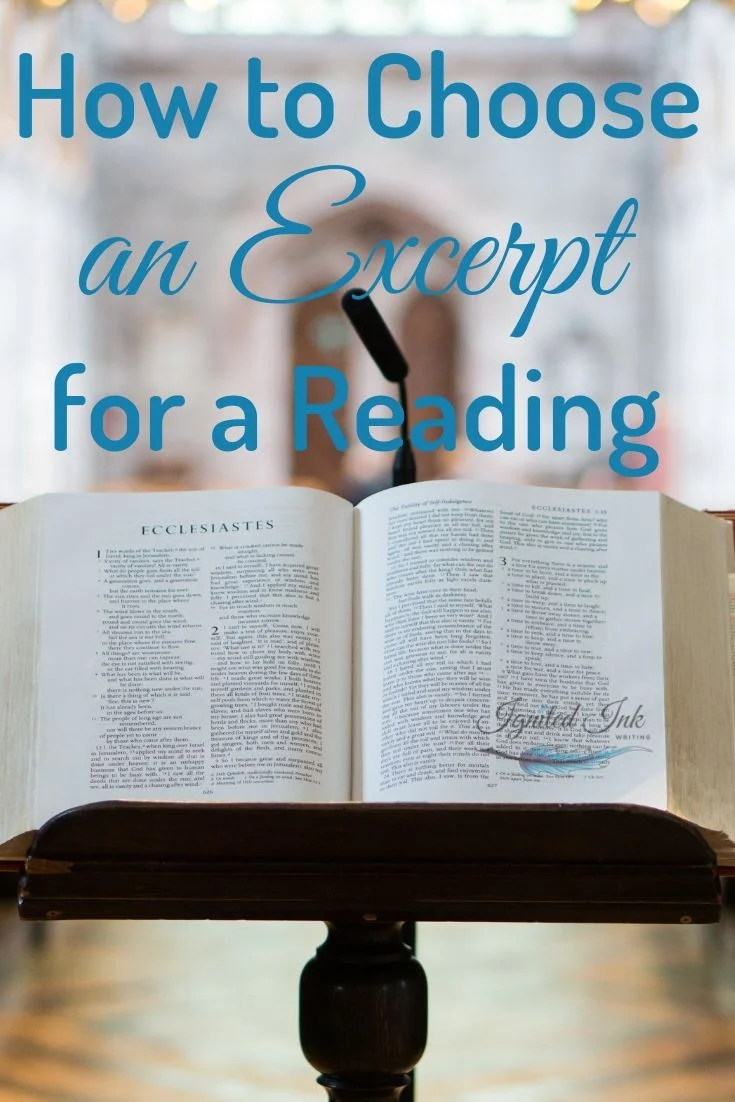 Your readers want to hear from you. Readings are an opportunity to connect with fans and turn attendees into readers. Which excerpt you choose will determine whether your listeners are hooked and invested in your reading or bored and internet surfing, so learn how to make your selection wisely.