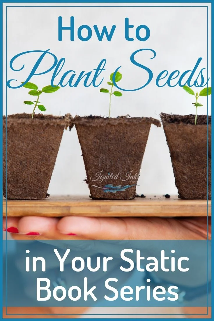 If you’re writing a character-driven static book series, you need to study similar series like Patricia Briggs’ Mercedes Thompson novels. Through such a series you’ll learn how to show your main character’s personality so your readers want to follow them for multiple books and how to plant seeds to inspire and use in future books.