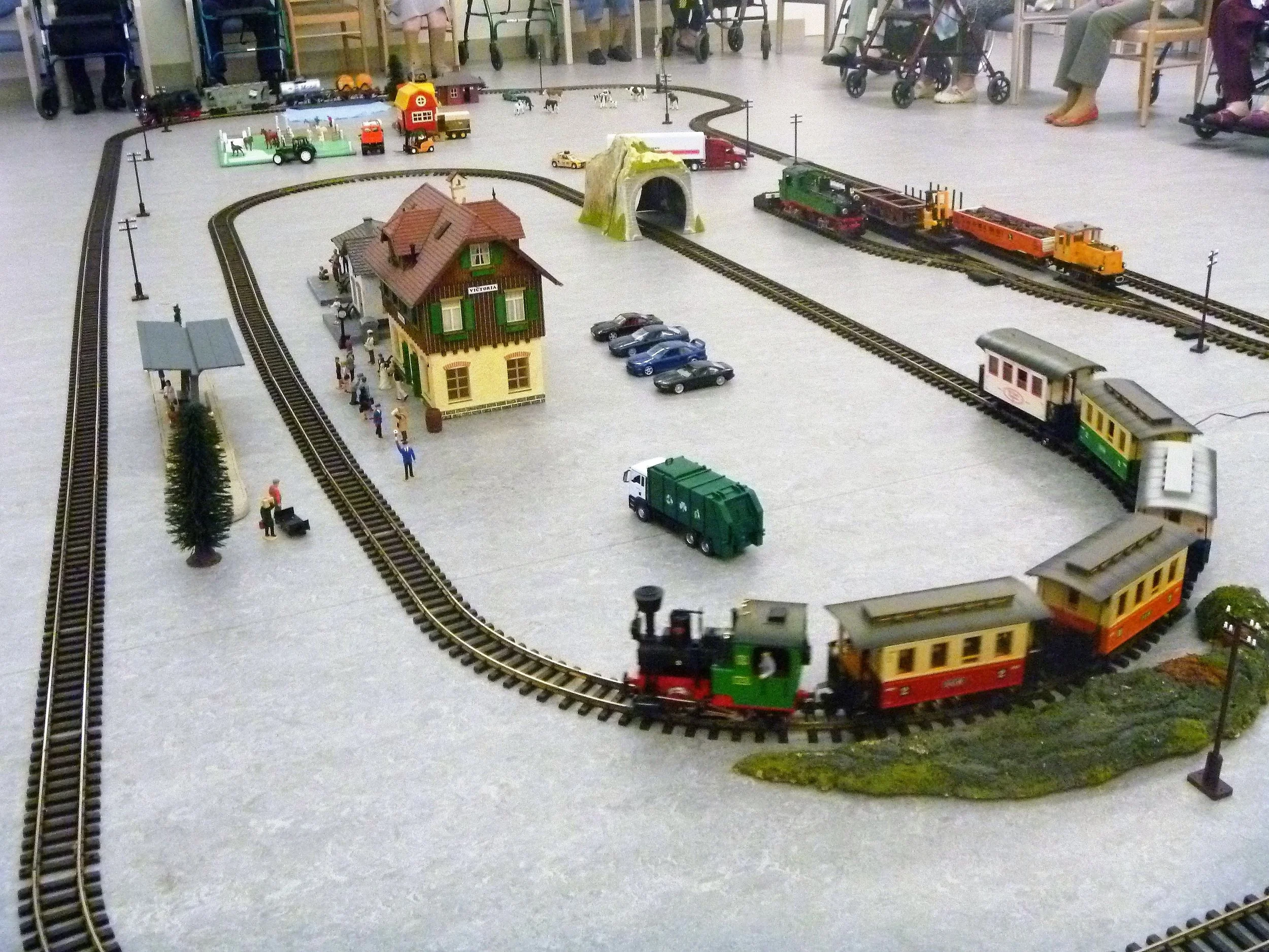 Trains take over the Recreation Room