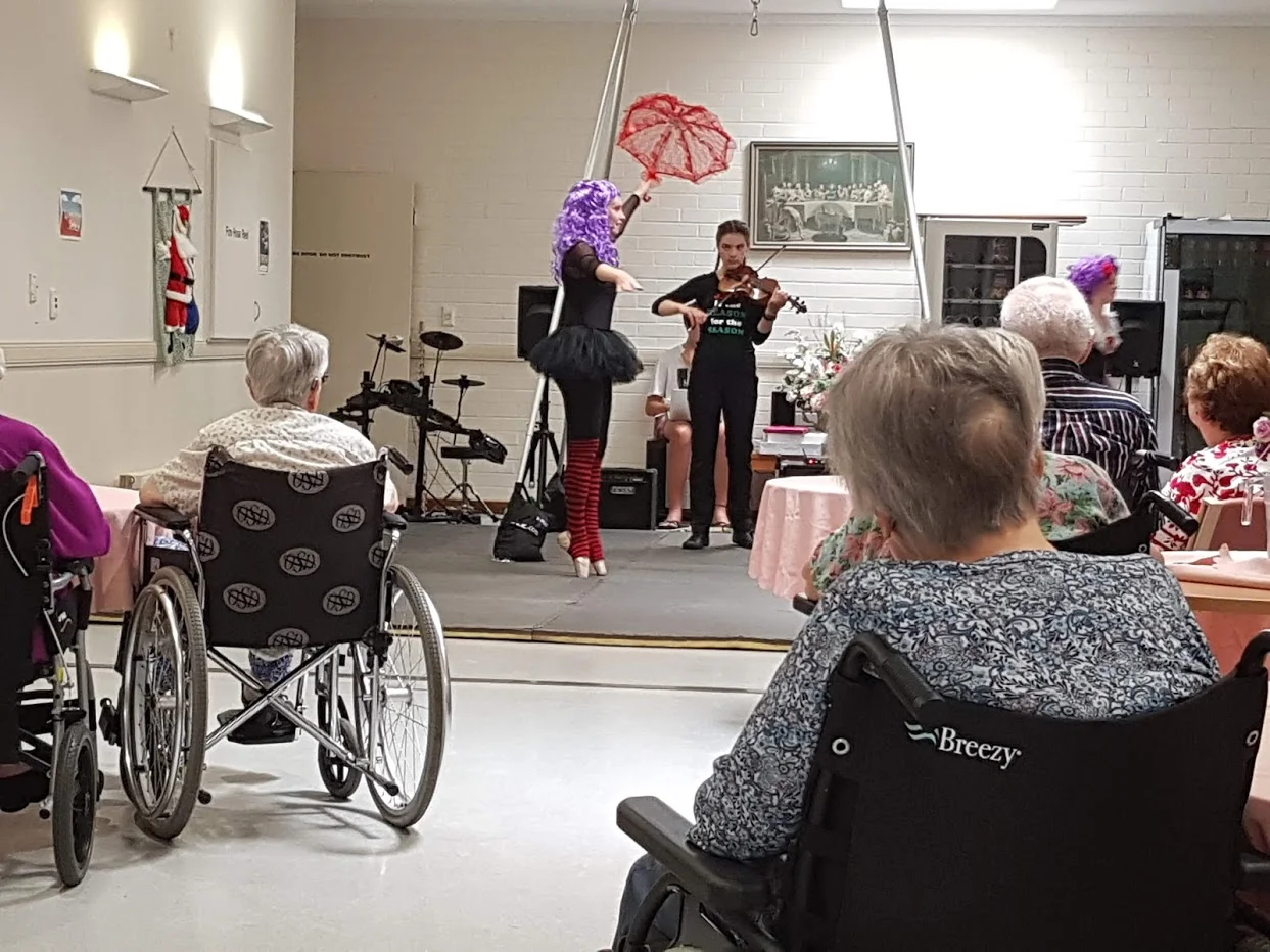 The circus comes to town