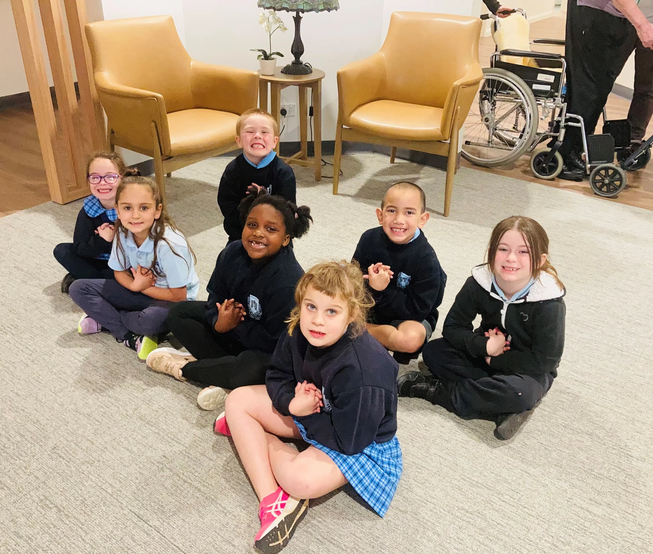 A visit from our neighbours