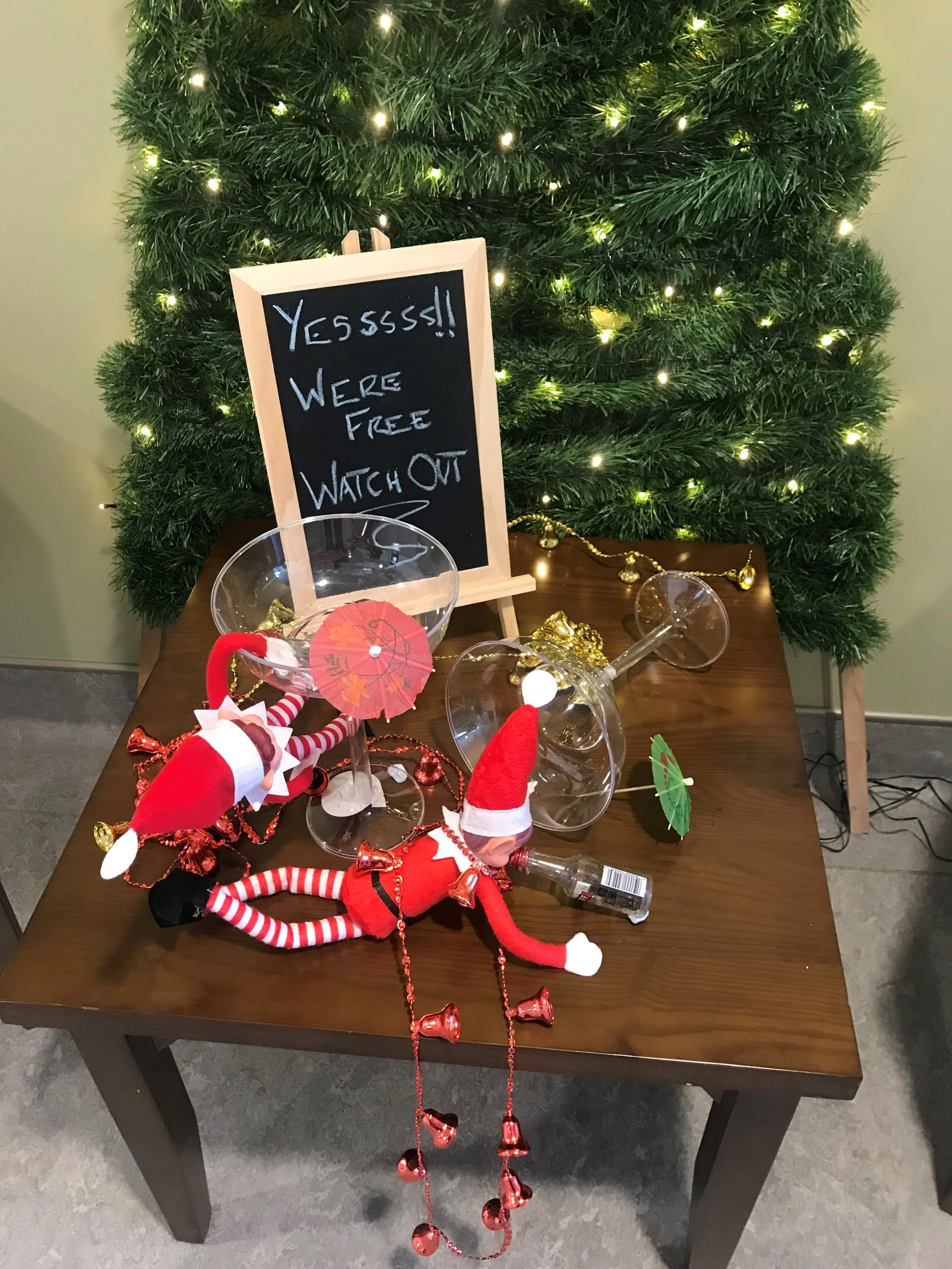 The elves are out of quarantine