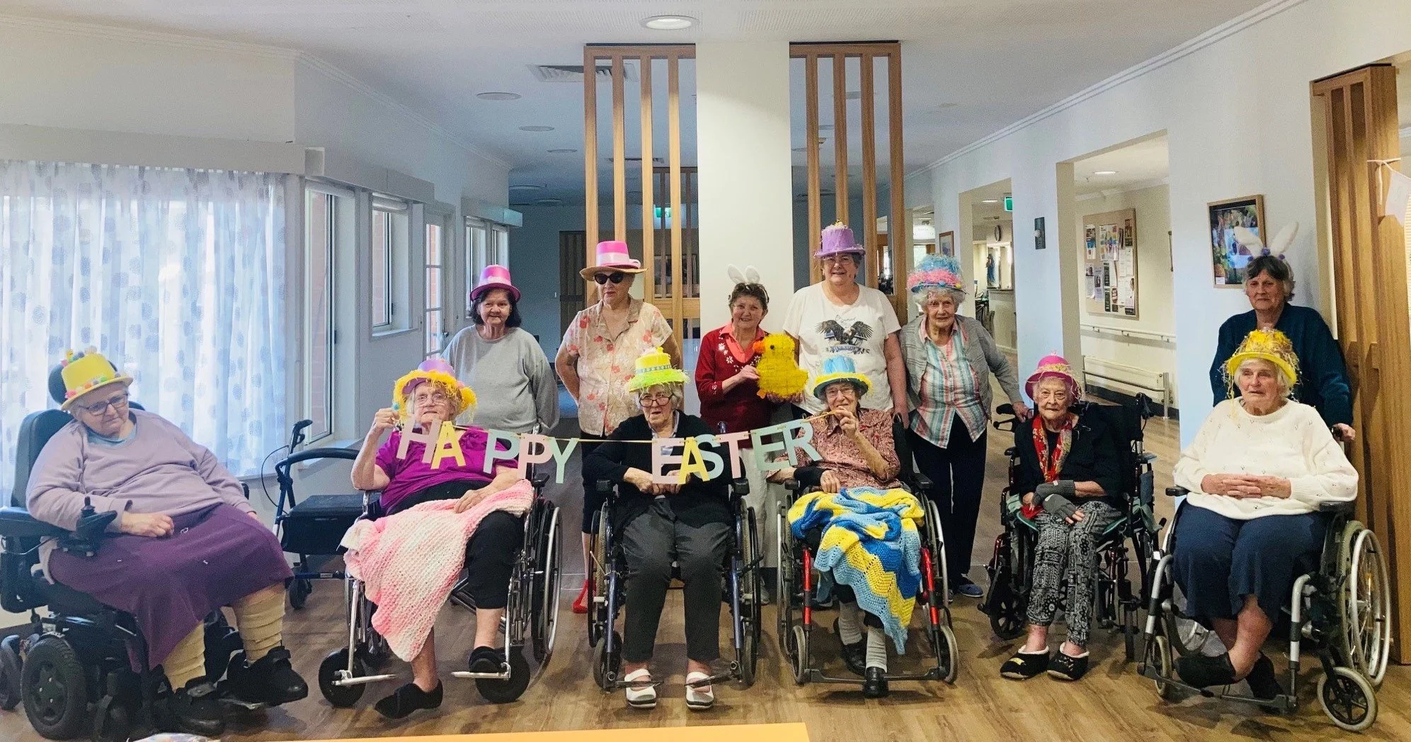 Easter Hats at Loreto Home of Compassion