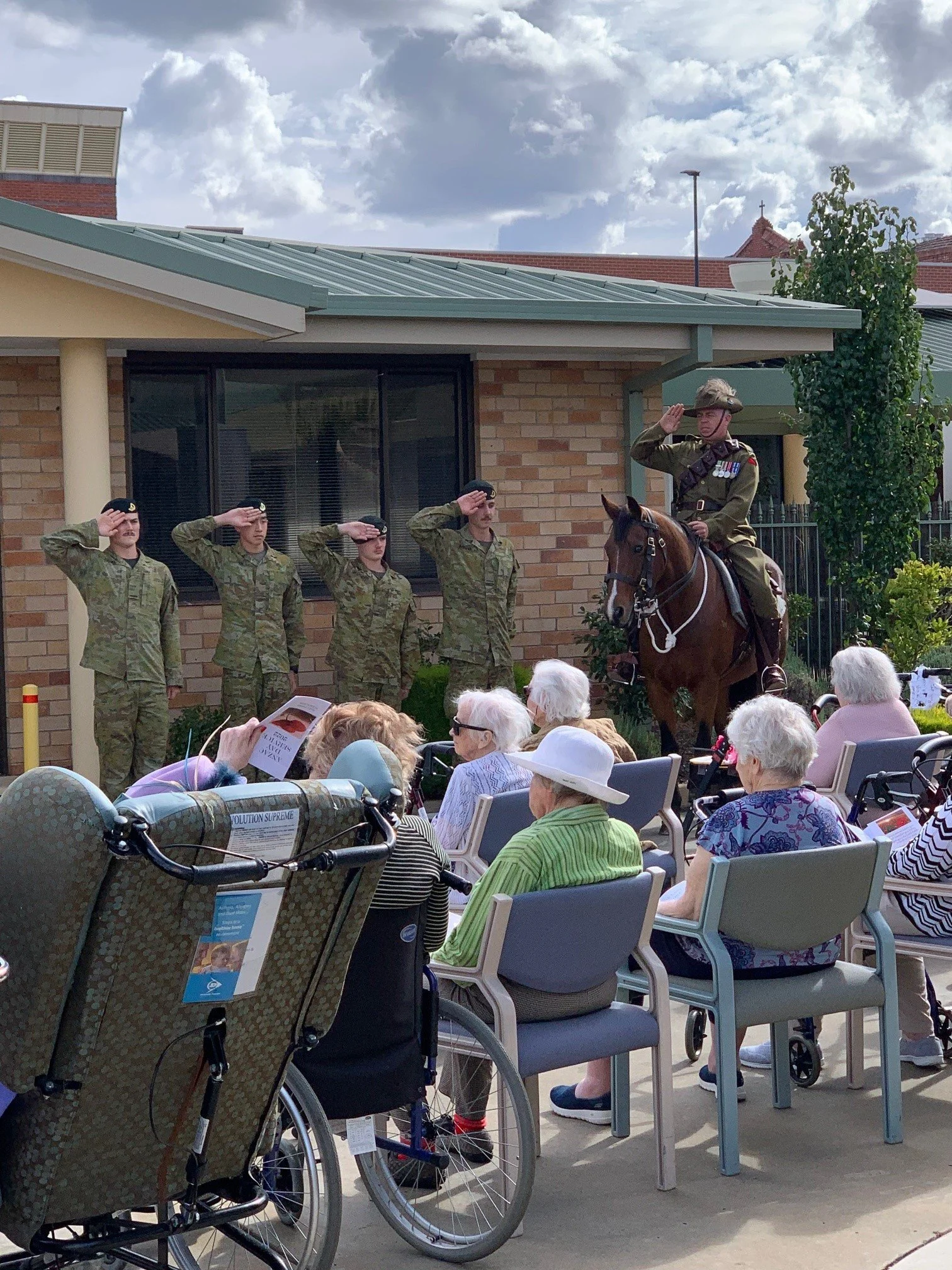ANZAC commemoration at Mary Potter Nursing Home