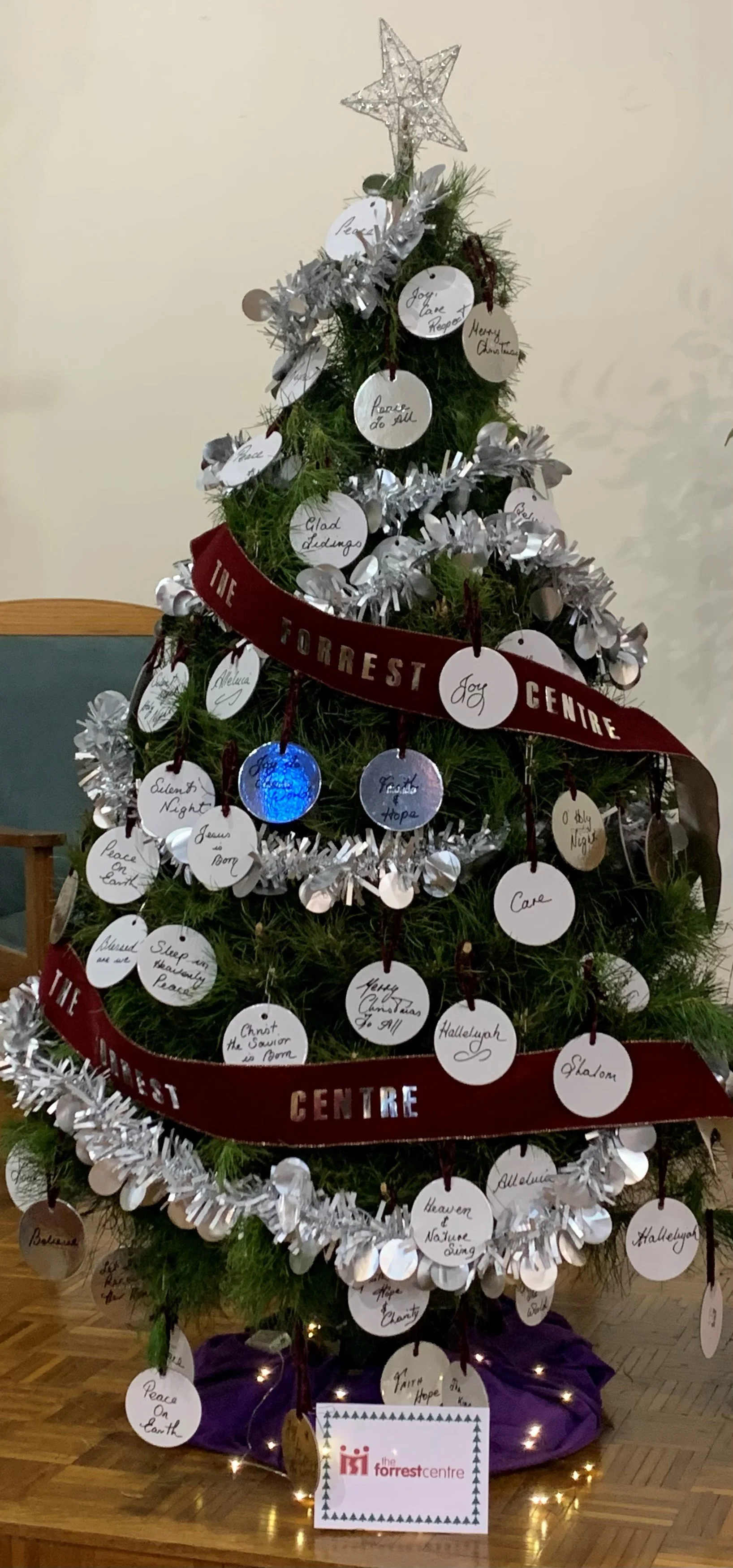 Christmas tree at St John's Church
