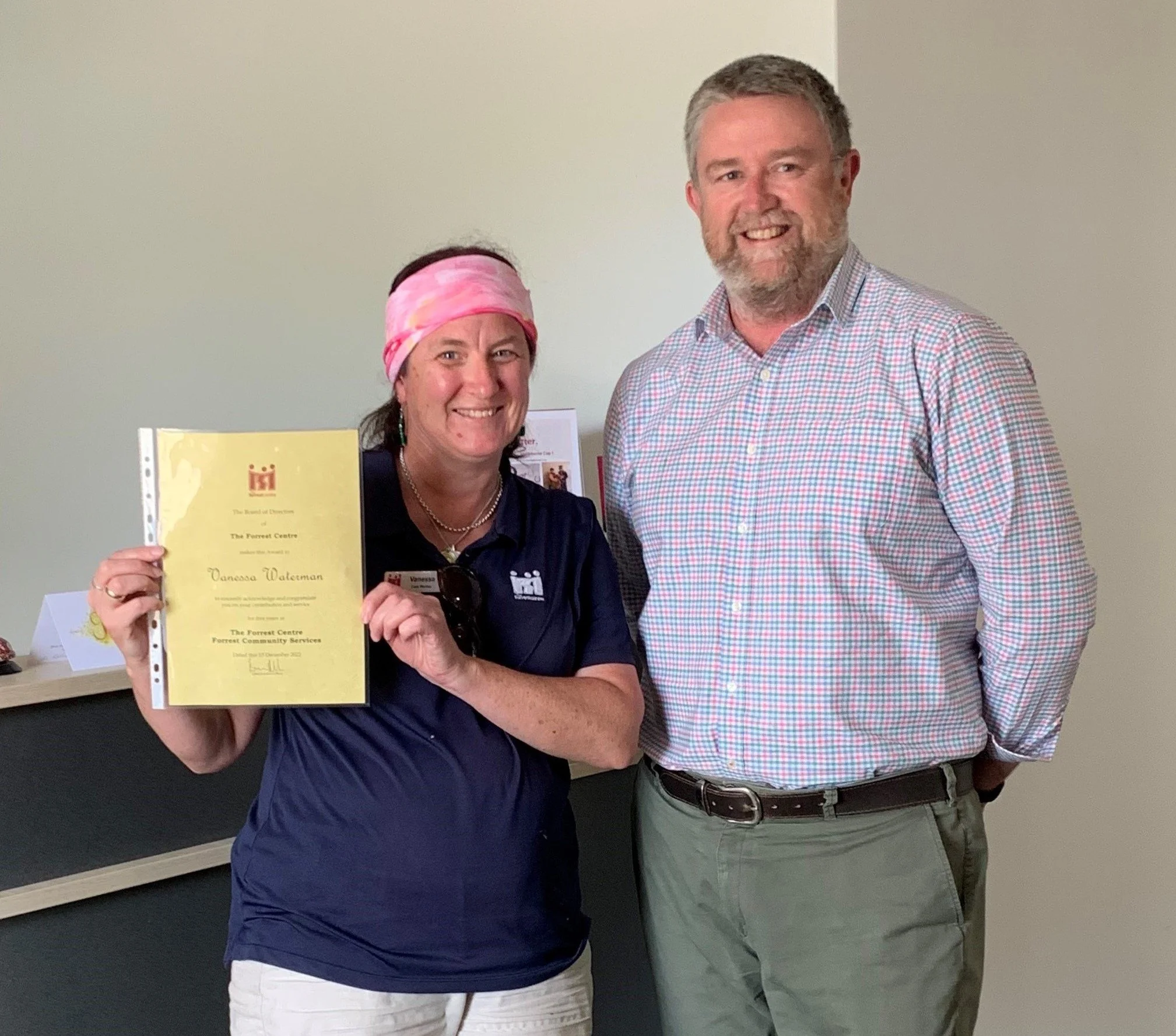 Forrest Community Services staff long service