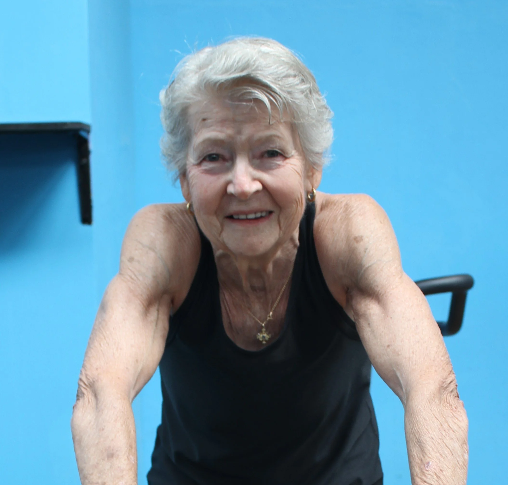 You're never to old to go to the gym!